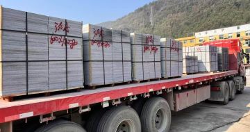 云浮 芝麻灰地铺石出货日常