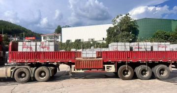 云浮 芝麻灰花岗岩地铺石出货日常