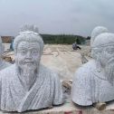 云浮 白麻花岗岩石材人物立体雕刻