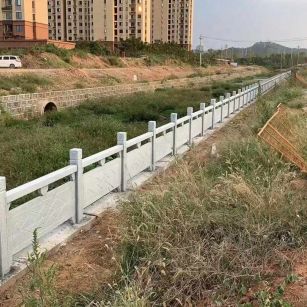 云浮 白麻河道栏杆效果展示图