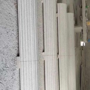 云浮 花岗岩厂家带你看白麻花岗岩门楼大柱柱皮