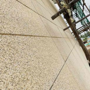 云浮 黄金麻花岗岩荔枝面外墙干挂石材效果示例