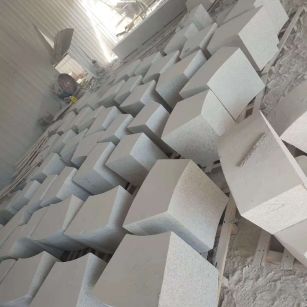 云浮 白麻花岗岩异形坐凳