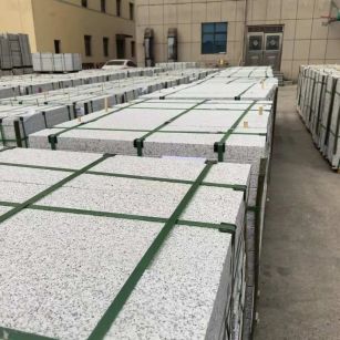 云浮 白麻花岗岩5.0公分荔枝面地铺石