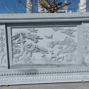 云浮 芝麻白大型照壁，屏风，影壁