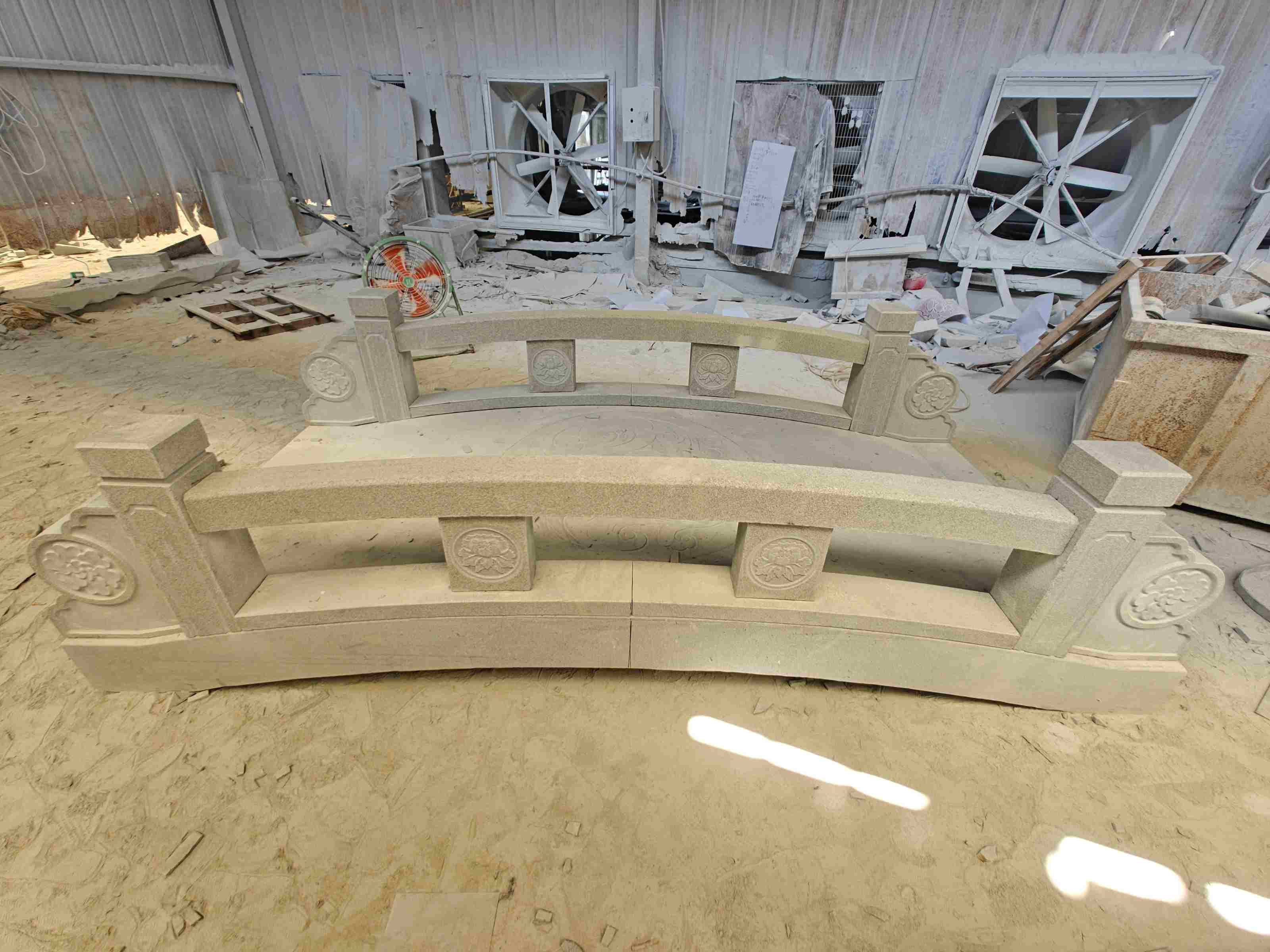 云浮 芝麻灰花岗岩异形加工-拱桥，石桥