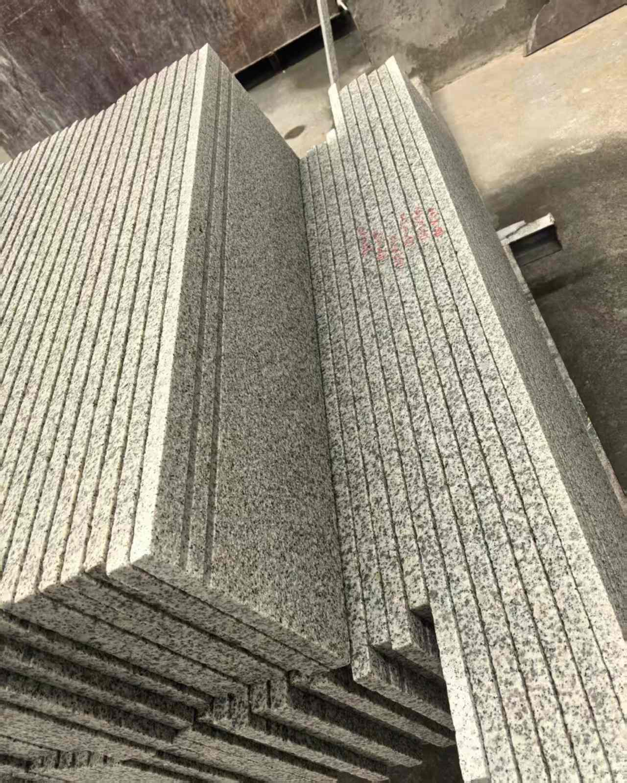 云浮 白麻荔枝面花岗岩楼梯踏步