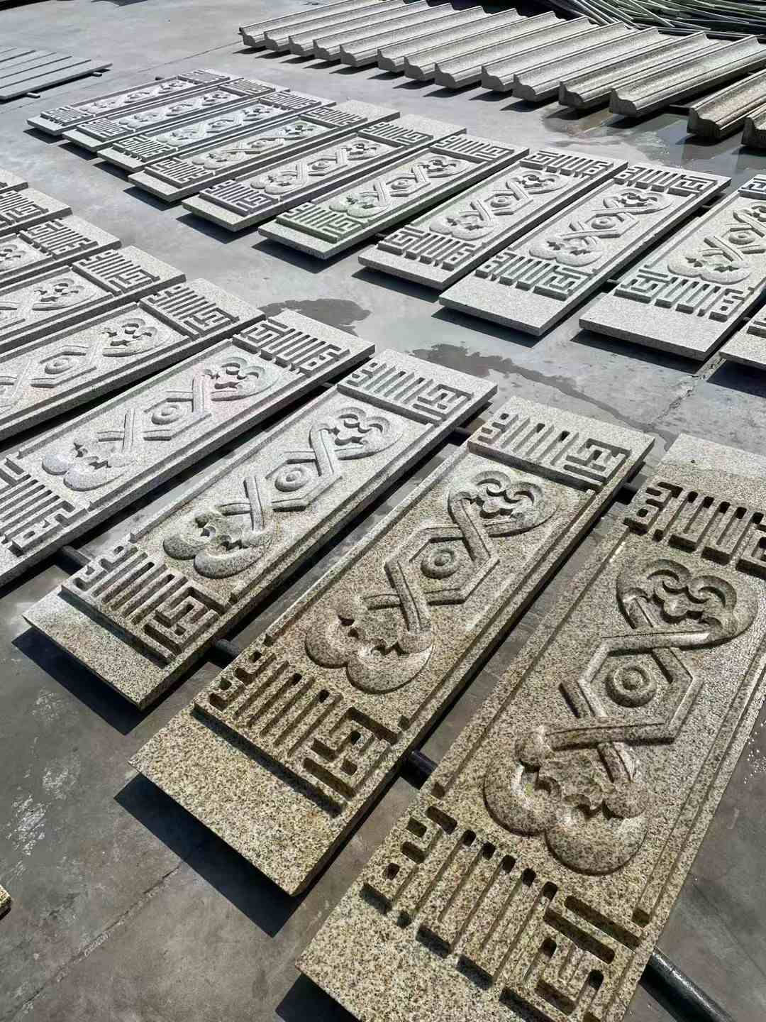 云浮 黄金麻花岗岩外墙雕刻板